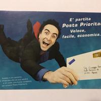 Prima Cartolina Posta Prioritaria affrancata