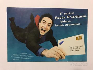 Prima Cartolina Posta Prioritaria affrancata