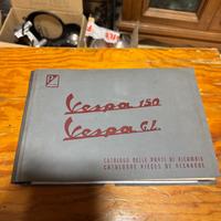 Catalogo parti di ricambio vespa 150 vespa gl 1955