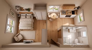 MONOLOCALE Prenestina CON BALCONE