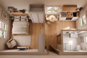 MONOLOCALE Prenestina CON BALCONE