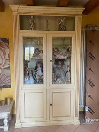 Cristalliera vetrina liberty