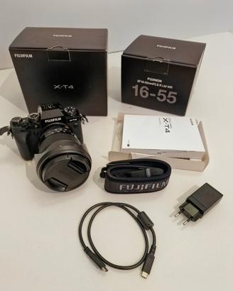 Fujifilm xt4 + obbiettivo xf 16-55mm f2.8 