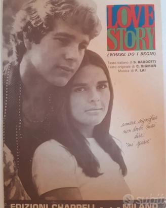 Spartito musicale "Love Story" - 1970