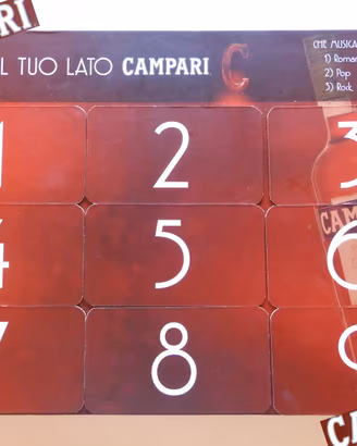 🍹 Vintage CAMPARI espositore bar collezione gioco
