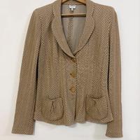 ARMANI COLLEZIONI Giacca blazer beige fantasia