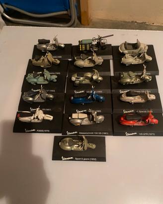 Collezione modelli vespa
