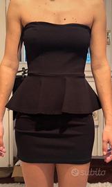 Vestito nero Nabila tubino