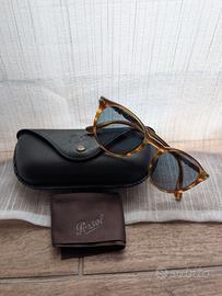 Occhiali da sole Persol PO3152S lenti blu nuovi