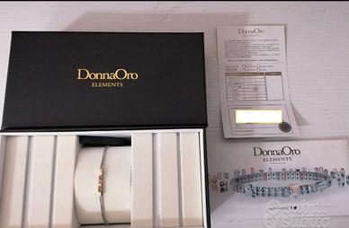 Bracciale DonnaOro, pietre prez. oro argento.