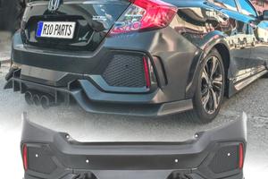 PARAURTI POSTERIORE HONDA CIVIC 16- LOOK TYPE R