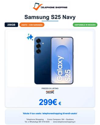 Samsung S25 12/256GB Navy
