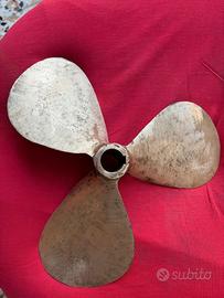 Elica in bronzo con asse porta elica