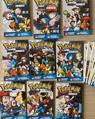 Lotto Manga Pokémon Nero e Bianco (Vol. 1-17)