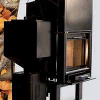 Termocamino Idro Legna - Pellet - Nocciolino. 50%