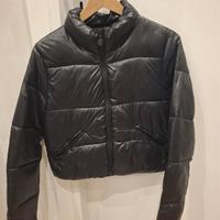 Piumino donna corto nero 