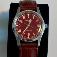 Orologio Hamilton Khaki 5820 A. Bordeaux rarissimo