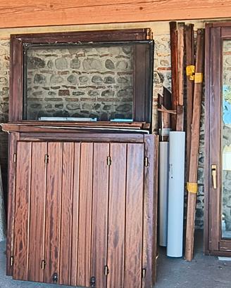 Serramenti in legno Iroko con doppio vetro