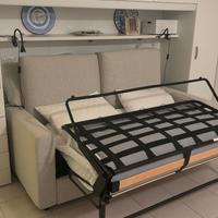 Divano Letto Due Posti Con Rete e Materasso