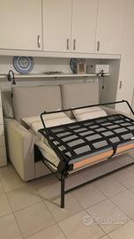 Divano Letto Due Posti Con Rete e Materasso