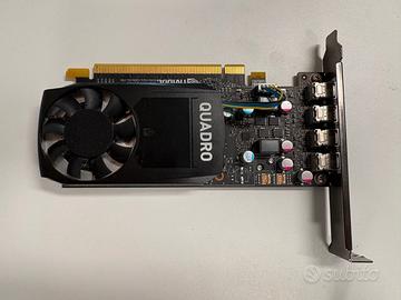NVIDIA Quadro P600 2GB GDDR5 – GPU professionale P