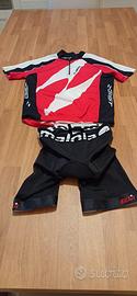 Completo ciclismo unisex 10/12 anni