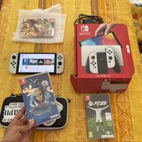 Nintendo switch oled piu 13 giochi