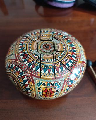 Steel tongue drum