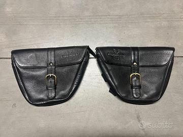 borse fianchetti laterali pelle Royal Enfield 650