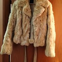 Pelliccia di lapin panna