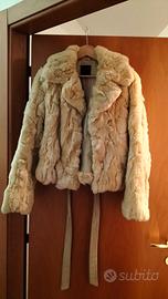 Pelliccia di lapin panna