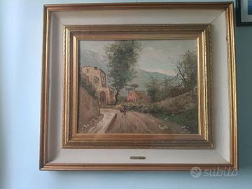 Dipinto a olio, firma Favelli con cornice 