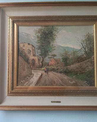 Dipinto a olio, firma Favelli con cornice 