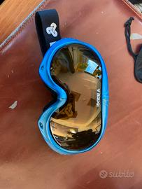 Maschera da sci BRUGI per bambino blu