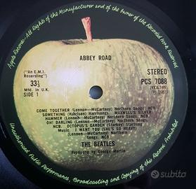 Abbey Road Vinile originale 1969 Beatles