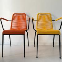 Coppia sedie bar originali anni 70