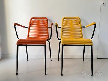 Coppia sedie bar originali anni 70