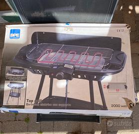 Barbecue elettrico con supporto