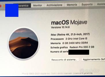 APPLE iMac OS MOJAVE