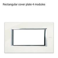 12 Placche Axolute 4 posti white limoges