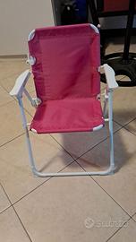 Sediolina x bambine rosa fuxia con ombrellino 3 5