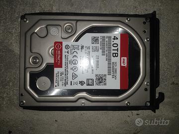 Hard disk 4 TB. 