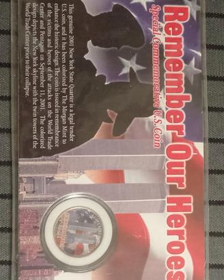 Moneta commemorativa 11 settembre..