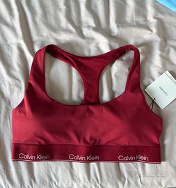 Reggiseno sportivo rosso di Calvin Klein