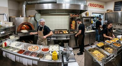 Pizzeria panineria d'asporto