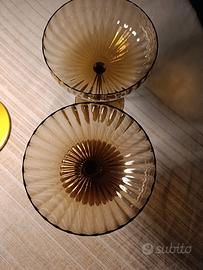 coppia di coppe da champagne Venini  per Damiani