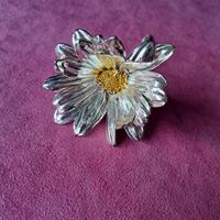 fiore punzone argento 925