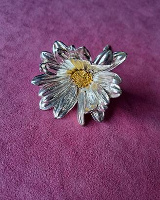 fiore punzone argento 925