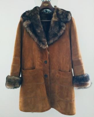 Montone shearling donna nuovo originale