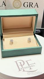 Orecchini Punto Luce con Diamanti Moissanite